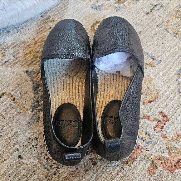 Michael Kors Owen Pebbled Leather Espadrilles sz 10.5. Never worn - Picture 3 of 6